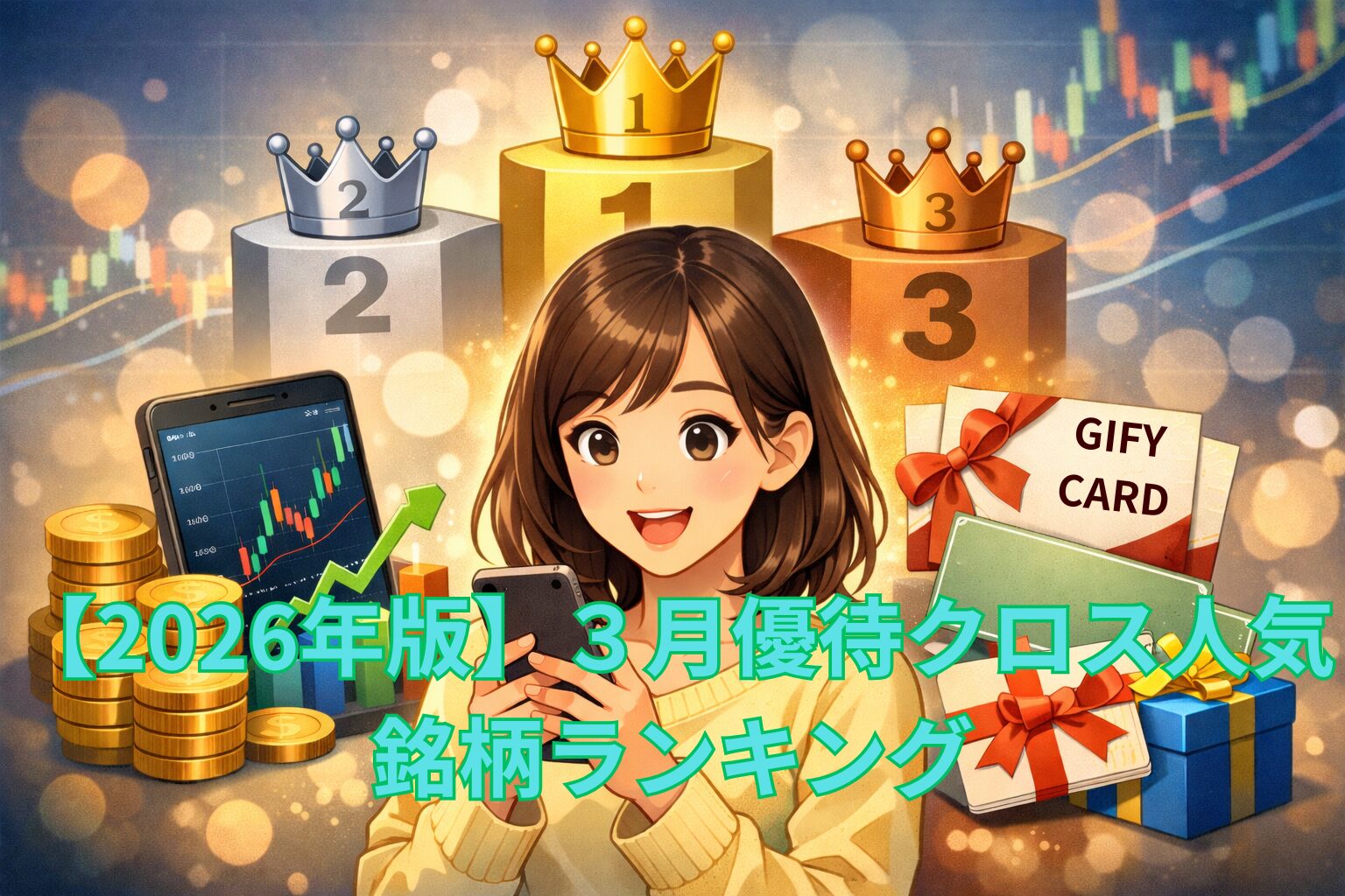 【2026年3月】株主優待クロスランキング|在庫の傾向と初心者向け攻略法 | 優待×積立でゆるく増やす投資ブログ